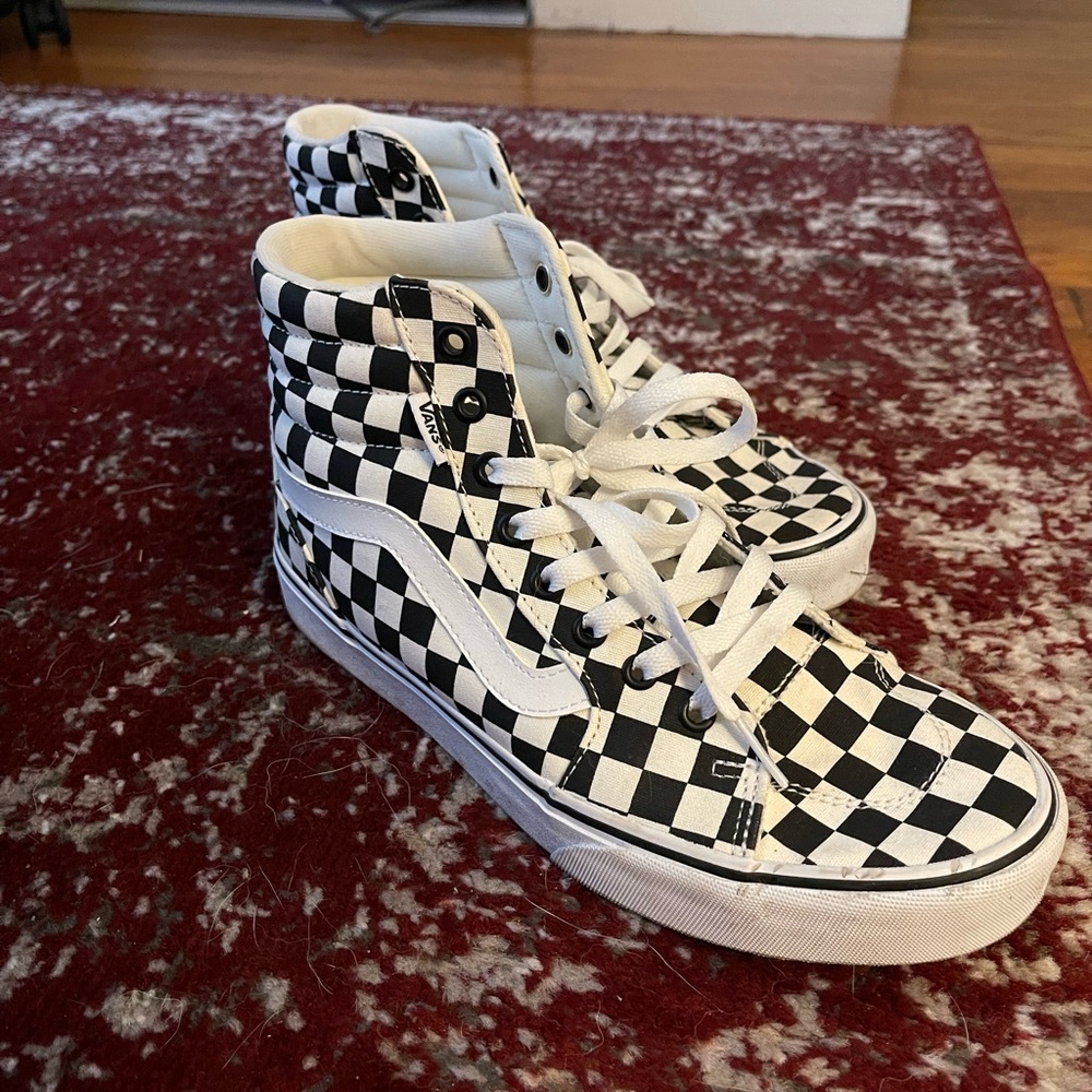 Checkered Vans